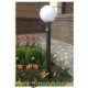Столб фонарный уличный Fumagalli Aloe R/Globe 250 черненная бронза, шар молочный 1,35м