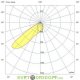 Светодиодный прожектор для спортивных объектов, портов и тд Плазма 400 L V, 400Вт, 63240Лм, 3000К, оптика 80х30°