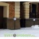 Столб фонарный уличный Fumagalli ARTU BISSO/GLOBE 250 1L DN черный, шар матовый 1,55м