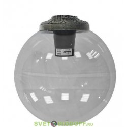 Уличный подвесной светильник Шар Fumagalli Sichem/GLOBE 250 черный, прозрачный