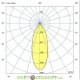 Трековый светодиодный светильник для зонального освещения Акцент Трек 10 Р, 10Вт, 1150Лм, 4000К Дневной, угол 40°