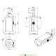 Трековый светодиодный светильник для зонального освещения Акцент Трек 10 Р, 10Вт, 1150Лм, 4000К Дневной, угол 60°