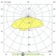 Парковый (столб), архитектурный (земля) светильник серии ШЕЛЛ 120 L, 120Вт, 16400Лм, 4000К Дневной, оптика 155×85°, 280мм