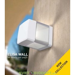 Светильник настенный светодиодный Fumagalli 3Вт, ELISA WALL (165х126мм) белый 1xGX53 LED с лампой 3W