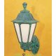 Уличный настенный светильник Fumagalli Bisso/Rut античная медь, прозрачный 1xE27 LED-FIL с лампой 800Lm, 2700К