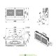 Прожектор светодиодный, мощный серия S 200Вт, 4000К дневной, 31400Лм, оптика 155×70°, IP67