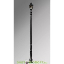 Уличный фонарь столб HOREB NOEMI черный/прозрачный рассеиватель 3.97м