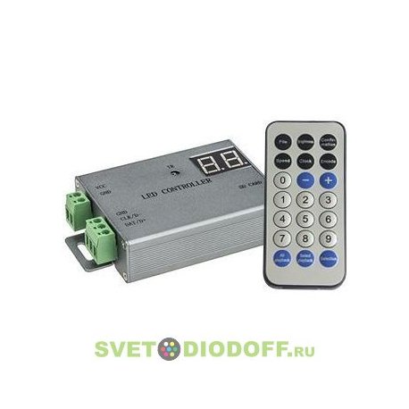 Контроллер для управления RGB HX-805 (2048 pix, 5-24V, SD-карта, ПДУ)