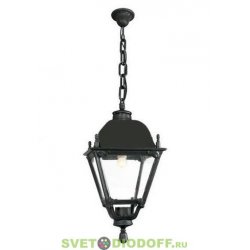 Уличный подвесной садовый светильник Fumagalli Sichem/Simon черный/прозрачный