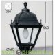 Уличный подвесной садовый светильник Fumagalli Sichem/Simon черный/матовый
