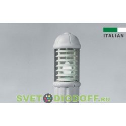 Столб фонарный уличный Fumagalli SAURO 500 серый/прозрачный рассеиватель белый 0,5м
