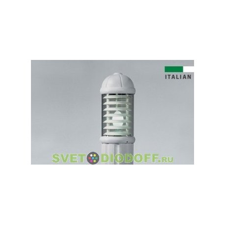Столб фонарный уличный Fumagalli SAURO 500 белый/прозрачный рассеиватель белый 0,5м