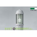 Столб фонарный уличный Fumagalli SAURO 500 белый/прозрачный рассеиватель белый 0,5м