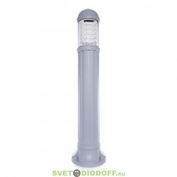 Столб фонарный уличный Fumagalli SAURO 1100 Е27 белый/прозрачный+белый рассеиватель 1,1м