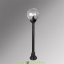 Столб фонарный уличный Fumagalli Mizar/GLOBE 250 черный, прозрачный 1,0м