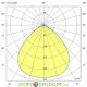 Промышленный светодиодный светильник Пром 400Вт, 66000Лм, 4000К дневной, IP67. КСС Г (косинусная), оптика 90°