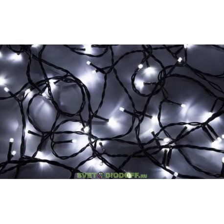 Гирлянда "Твинкл Лайт" 4 м, темно-зеленый ПВХ, 25 LED, цвет белый NEON-NIGHT