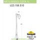 Уличный фонарь столб Fumagalli Artu Bisso/Cefa черный/прозрачный 1,865м 1xE27 LED-FIL с лампой 800Lm, 2700К