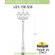 Уличный фонарь столб Fumagalli Artu Bisso/Cefa 3L белый/прозрачный 2.05м 3xE27 LED-FIL с лампой 800Lm, 2700К