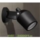 Светильник светодиодный фасадный Fumagalli MINI TOMMY черный/полупрозрачный 1XGU10 LED с лампой 3,5W