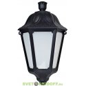 Светильник фасадный Fumagalli IESSE черный/опал 1xE27 LED-FIL с лампой 800Lm, 2700К тёплый
