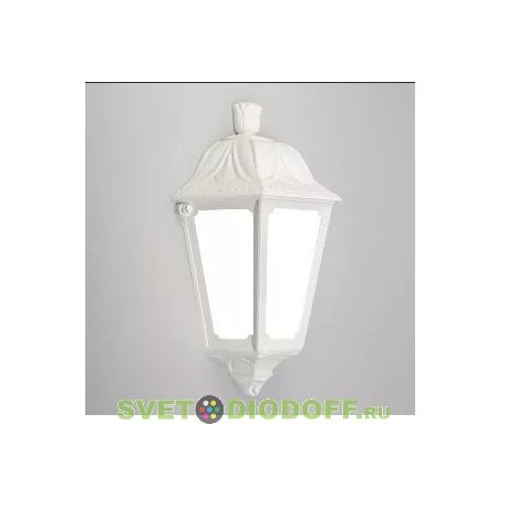 Светильник фасадный Fumagalli IESSE белый/прозрачный рассеиватель 1xE27 LED-FIL с лампой 800Lm, 2700К тёплый