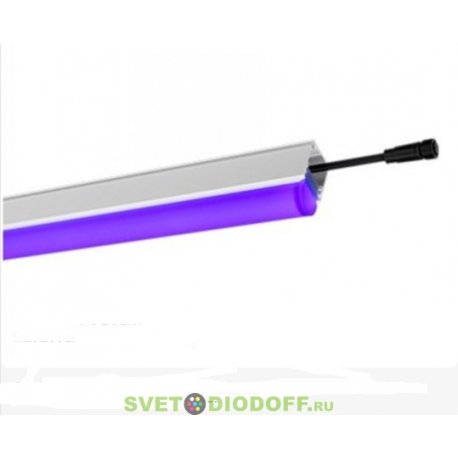 Модерн v2.0 7 400мм (18Вт/м) 48В DC 1пикс. RGBW DMX CRI80 5000К Опал (Профиль, козырек, транзитное штепсельное соединение)