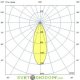 Светодиодный Премиум прожектор 60 F, 60Вт, 8930Лм, 3000К Теплый, оптика 40°, IP66