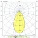 Светодиодный Премиум прожектор 60 F, 60Вт, 9600Лм, 4000К Дневной, оптика 55°, IP66