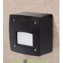 Светильник уличный (подсветка ступеней, отмоски) FUMAGALLI EXTRALETI 100 Square-EL LED черный/опал 1xGX53 LED с лампой 3W