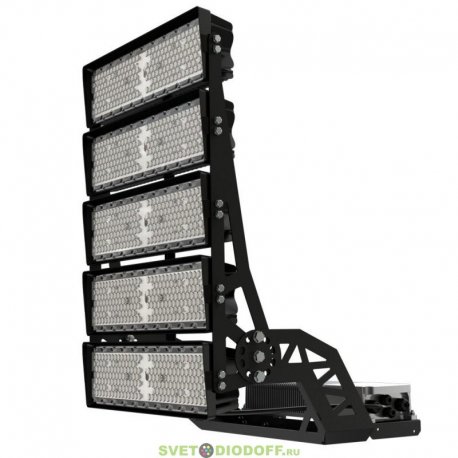 Мощный светодиодный прожектор Плазма Про SPORT DMX 1600Вт, 194740Лм, CRI95, 5700К Яркий дневной, оптика 85°, IP66/IP67
