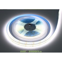 Лента светодиодная DeFran COB-320LED/м 6500К 12В 1000Лм 10Вт/м 5м*8мм IP33, Холодно Белая