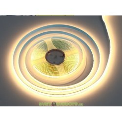 Лента светодиодная DeFran COB-320LED/м 6500К 12В 1000Лм 10Вт/м 5м*8мм IP33, Холодно Белая