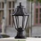 Уличный садовый светильник Fumagalli Mikrolot/Anna Черный, прозрачный 1xGX53 LED с лампой 800Lm, 4000К