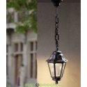 Уличный подвесной светильник Fumagalli Sichem/Anna черный, прозрачный 1xGX53 LED с лампой 800Lm, 3000К