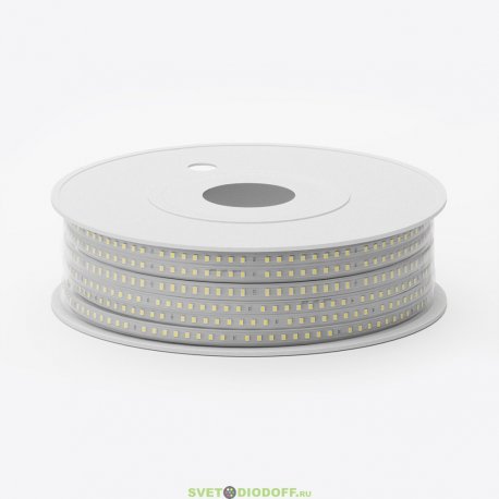 Светодиодная лента SMD 2835, 120 Led/m, 220V. IP67, 7Вт/м