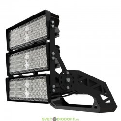 Мощный светодиодный прожектор Плазма Про SPORT DMX 1200Вт, 147000Лм, CRI95, 5700К Яркий дневной, оптика 85°, IP66/IP67
