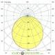 Офисный светодиодный светильник, серия Офис 25 CRI80, 23Вт, 2950Лм, 5000К Яркий дневной, Колотый лед, 595×595×50мм