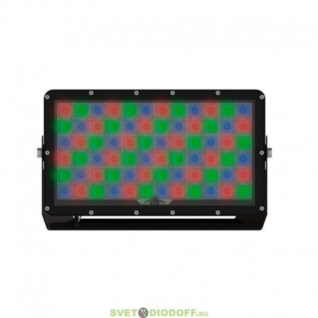 Архитектурный светодиодный прожектор 140, 133Вт, X RGB, IP66 25° градусов
