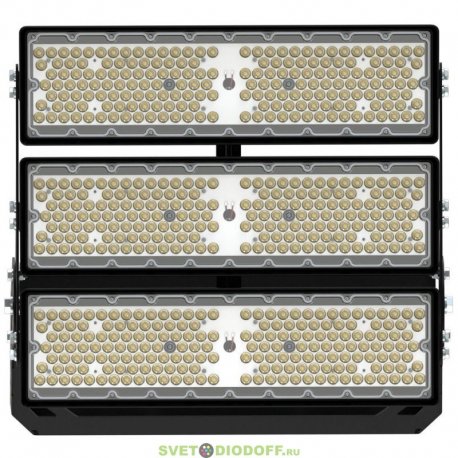 Мощный светодиодный прожектор Плазма Про SPORT DMX 1000Вт, 126270Лм, CRI95, 5700К Яркий дневной, оптика 60°, IP66/IP67