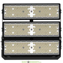 Мощный светодиодный прожектор Плазма Про SPORT DMX 1000Вт, 127730Лм, CRI95, 5700К Яркий дневной, оптика 85°, IP66/IP67