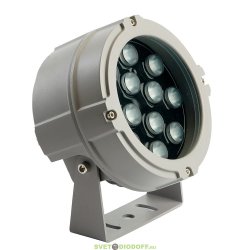 Светодиодный светильник ландшафтно-архитектурный DC24V 48W RGBW DMX512 IP65, оптика 30°, 145*82*175мм