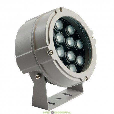 Светодиодный светильник ландшафтно-архитектурный DC24V 48W RGBW DMX512 IP65, оптика 30°, 145*82*175мм