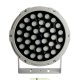 Светодиодный светильник ландшафтно-архитектурный DC24V 48W RGBW DMX512 IP65, оптика 30°, 145*82*175мм