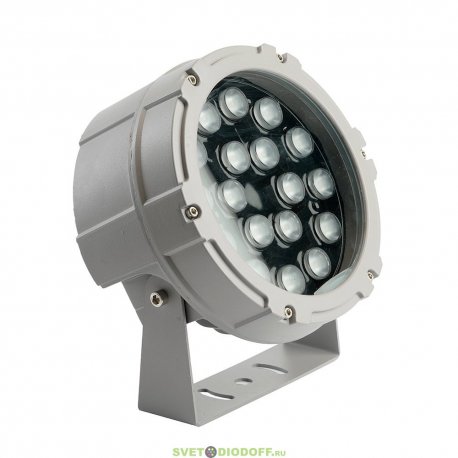 Светодиодный светильник ландшафтно-архитектурный DC24V 72W RGBW DMX512 IP65, оптика 30°, 175*90*200мм