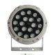 Светодиодный светильник ландшафтно-архитектурный DC24V 72W RGBW DMX512 IP65, оптика 30°, 175*90*200мм