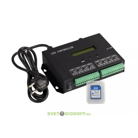 Контроллер HX-803SA DMX (8192 pix, 220V, SD-карта) (Arlight, -)