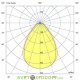 Линейный светодиодный промышленный светильник Т-Линия v2.0х3, 450Вт, 52200Лм, 1500мм 5000К Микропризма