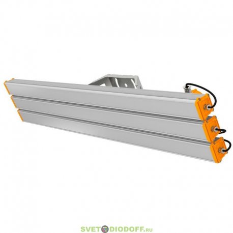Линейный светодиодный промышленный светильник Т-Линия v2.0х3, 450Вт, 58950Лм, 1500мм 5000К Опал