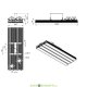 Линейный светодиодный промышленный светильник Т-Линия v2.0х4, 400Вт, 52400Лм, 1000мм 5000К Опал